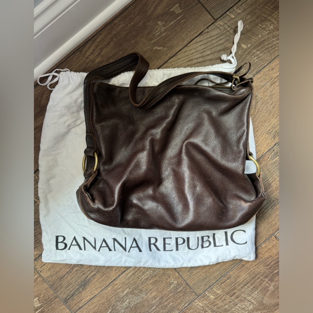 Genuine leather bag Banana Republic